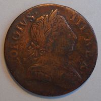 Velká Británie 1/2 Pence Jiří III. 1775