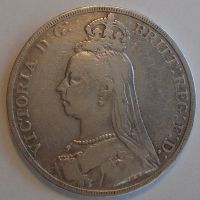 Velká Británie 1 Crown Viktorie 1891