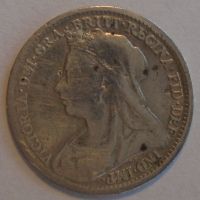 Velká Británie 3 Pence Viktorie 1898