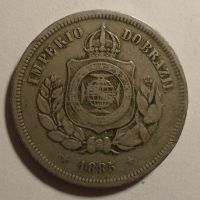 Brazílie 100 Rials 1885