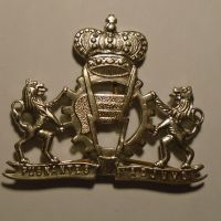 Belgie vojenský čepicový odznak stříbrn stupeň