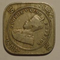 Britská Indie 2 Anna 1936