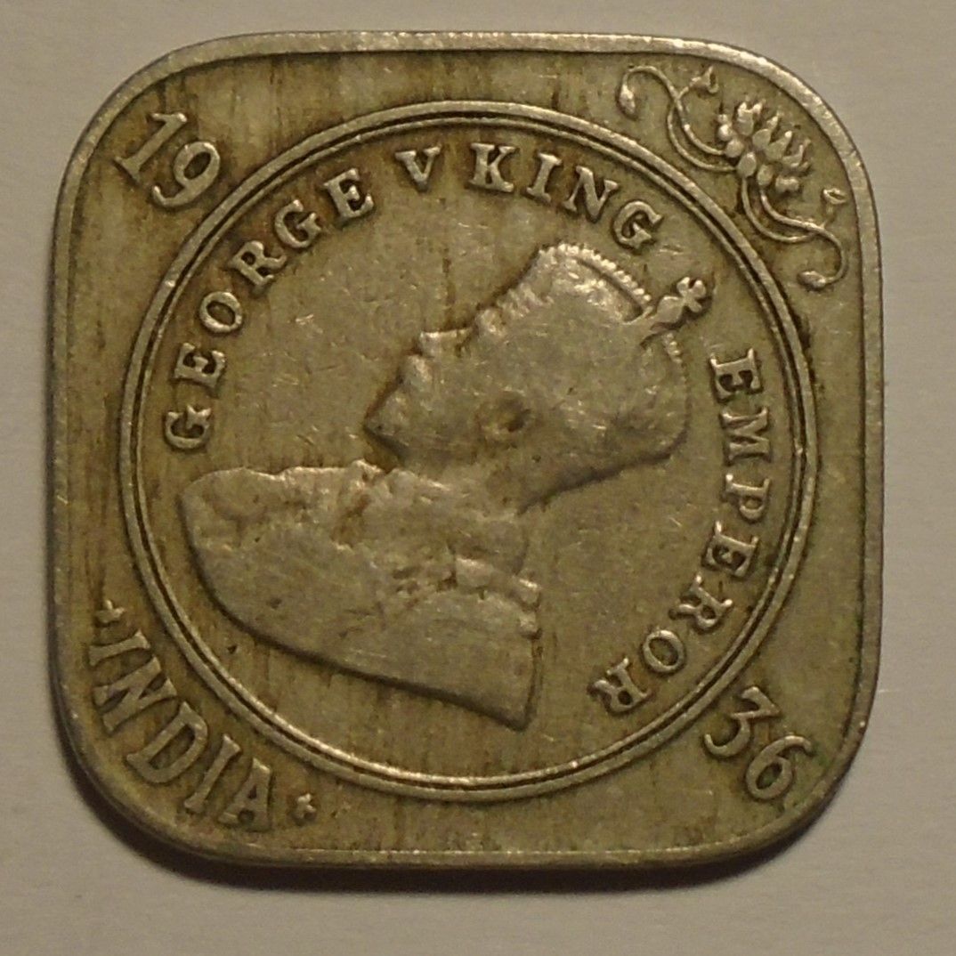 Britská Indie 2 Anna 1936