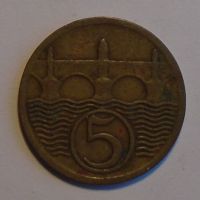 ČSR 5 Haléř 1929