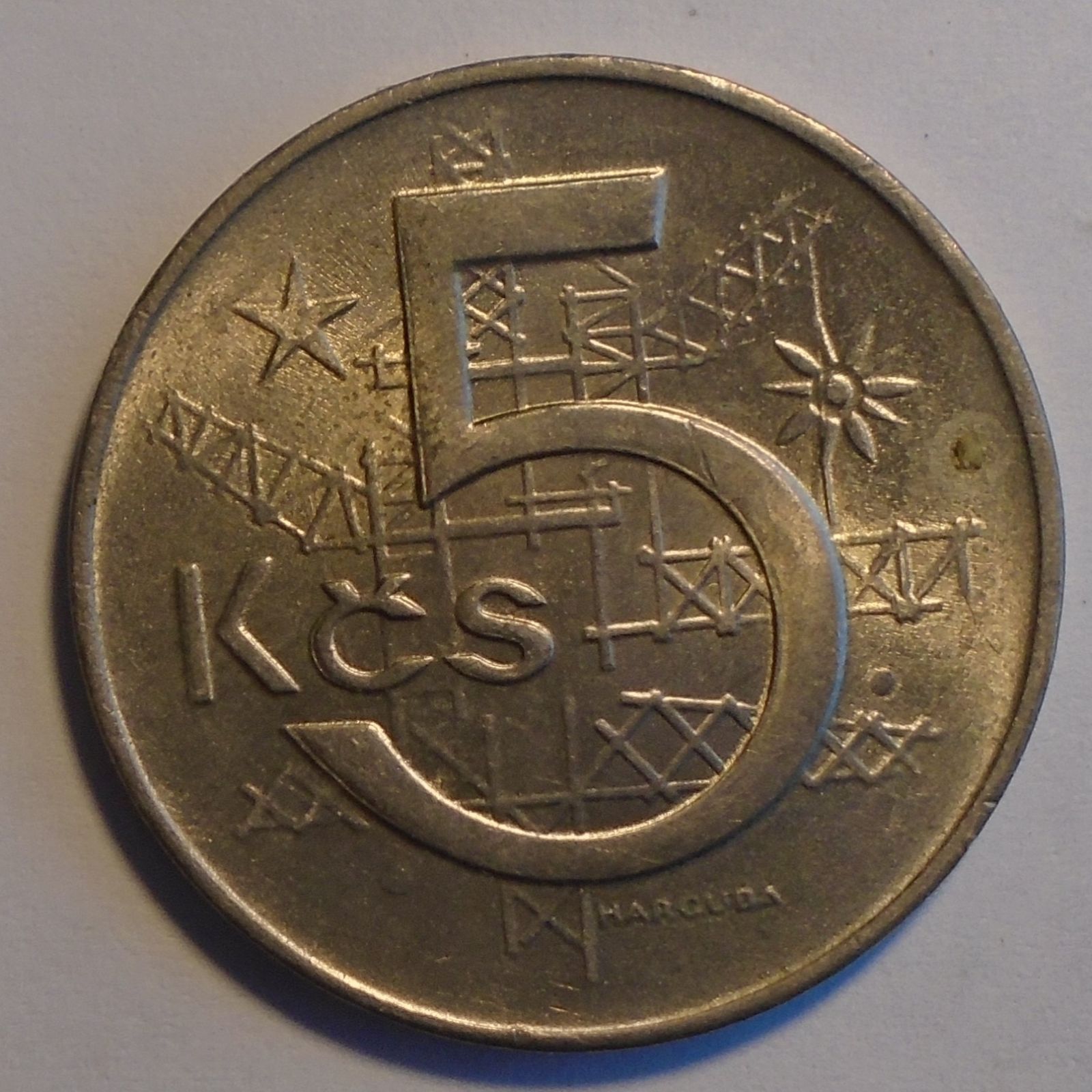 ČSSR 5 Korun 1974