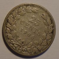 Holandsko 25 Cent 1906