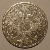 Rakousko 20 Krejcar 1870