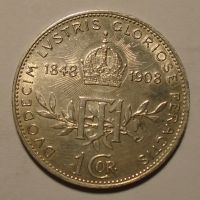 Rakousko Uhersko 1 Koruna 1848-1908 60 let