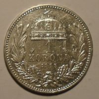 Uhry 1 Koruna 1915 KB stav