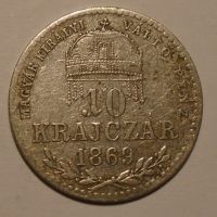 Uhry 10 Krejcar 1869 KB