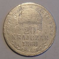 Uhry 20 Krejcar 1868 KB