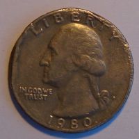 USA 1/4 Dolar 1980