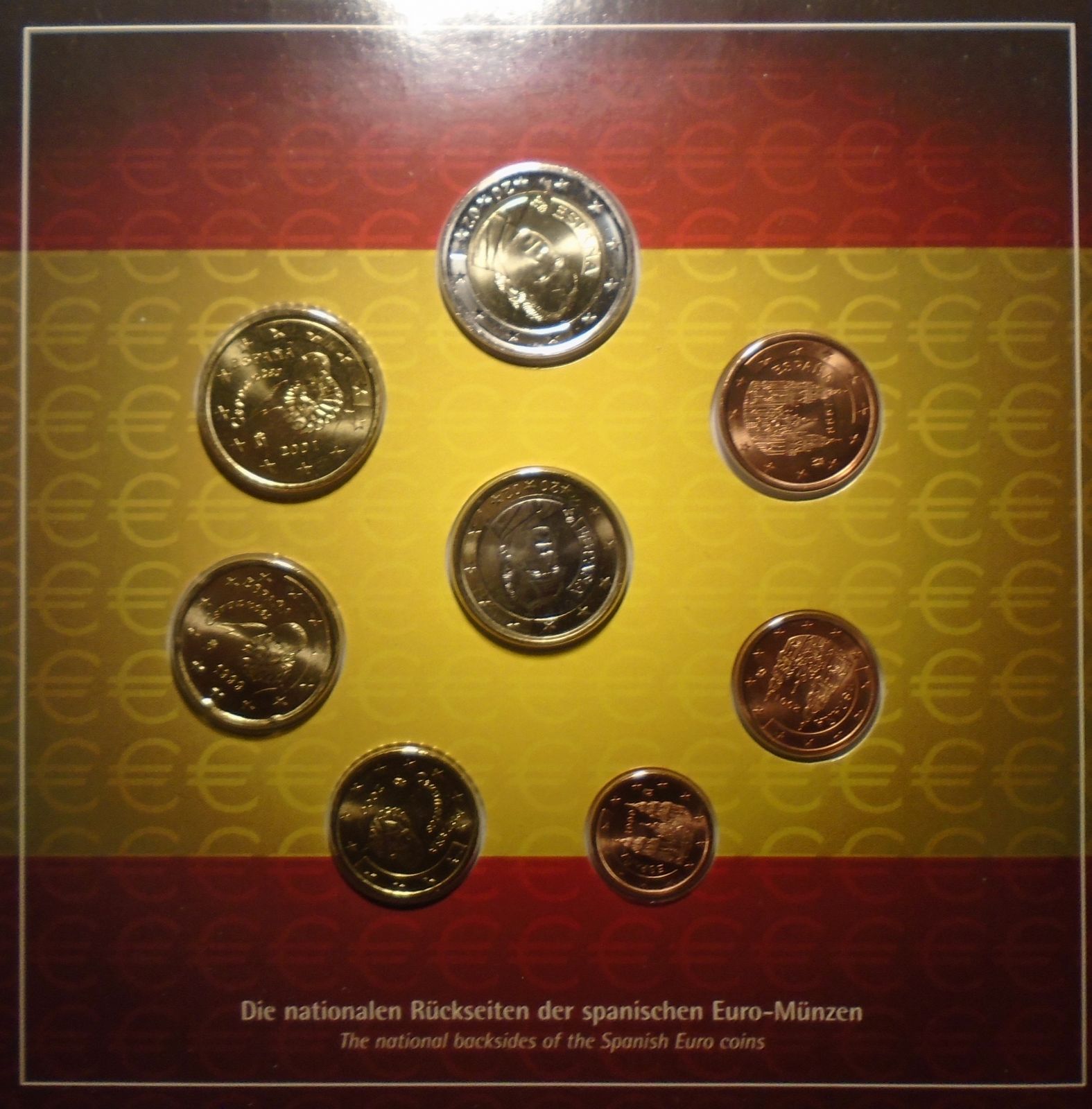 Španělsko sada Euro mincí