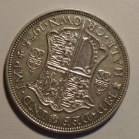 V. Británie 1/2 Crown 1935