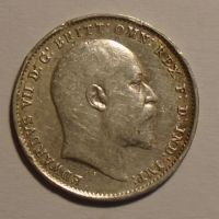 V. Británie 3 Pence 1908