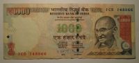 Indie 1000 Rupie 2013