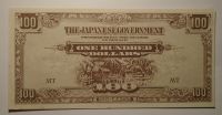 Jap. okupace Malaysie 100 Dollar 1943