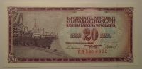 Jugoslávie 20 Dinár 1981