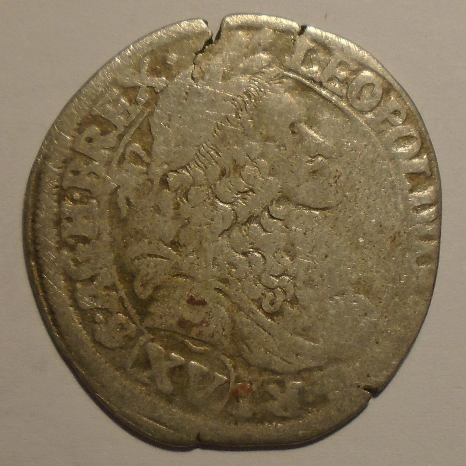 Mains 15 Krejcar 1685 Leopold I.