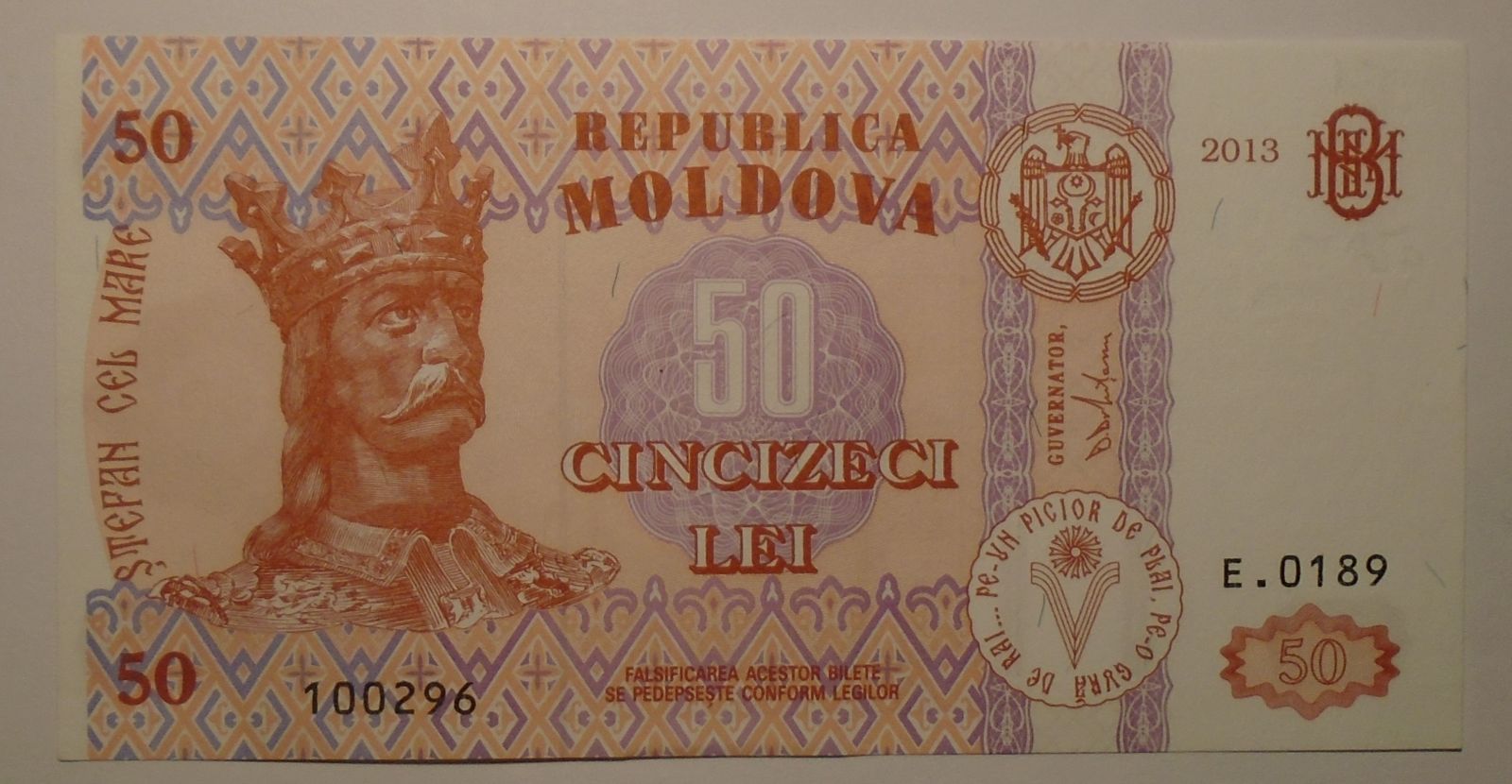 Moldávie 50 Lei 2013