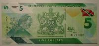 Trinidad a Tob. 5 Dollars 2020