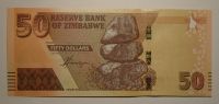 Zimbabve 50 Dollar 2020
