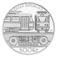 500 Kč(2024-tramvaj T3), stav PROOF, etue a certifikát