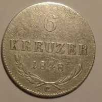 Čechy 6 Krejcar 1848 C