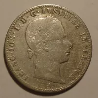 Rakousko 1/4 Zlatnik 1858 A