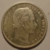 Rakousko 1/4 Zlatnik 1859 A