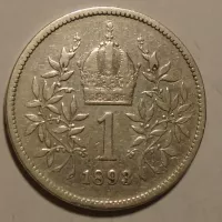 Rakousko 1 Koruna 1893