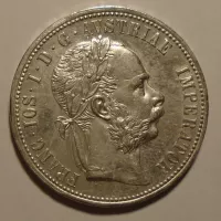 Rakousko 1 Zlatnik 1873 pěkný
