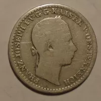 Rakousko 10 Krejcar 1860 V