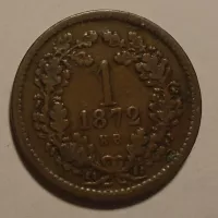 Uhry 1 Krejcar 1872 KB