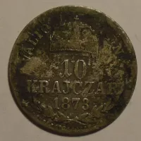 Uhry 10 Krejcar 1873 KB