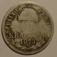 Uhry 10 Krejcar 1873 KB