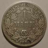 Německo 1 Marka 1883 A