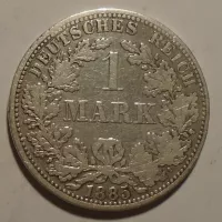 Německo 1 Marka 1885 A