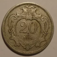 Rakousko 20 Haléř 1894
