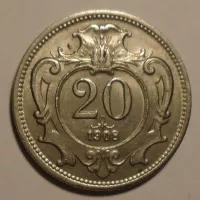 Rakousko 20 Haléř 1908