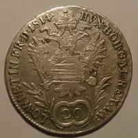 Rakousko 20 Krejcar 1814 A František II.