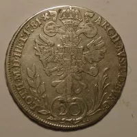 Rakousko Vídeň 20 Krejcar 1781 A Josef II.