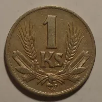 Slovensko 1 Koruna 1941 pěkná