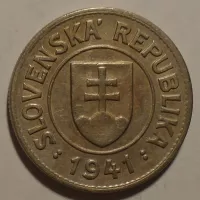 Slovensko 1 Koruna 1941 pěkná