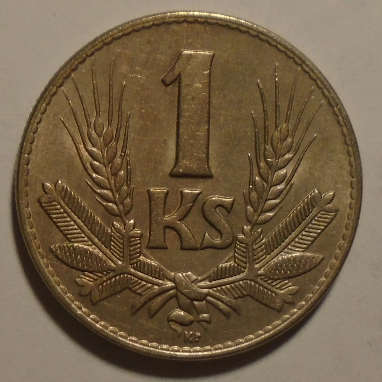 Slovensko 1 Koruna 1941 pěkná