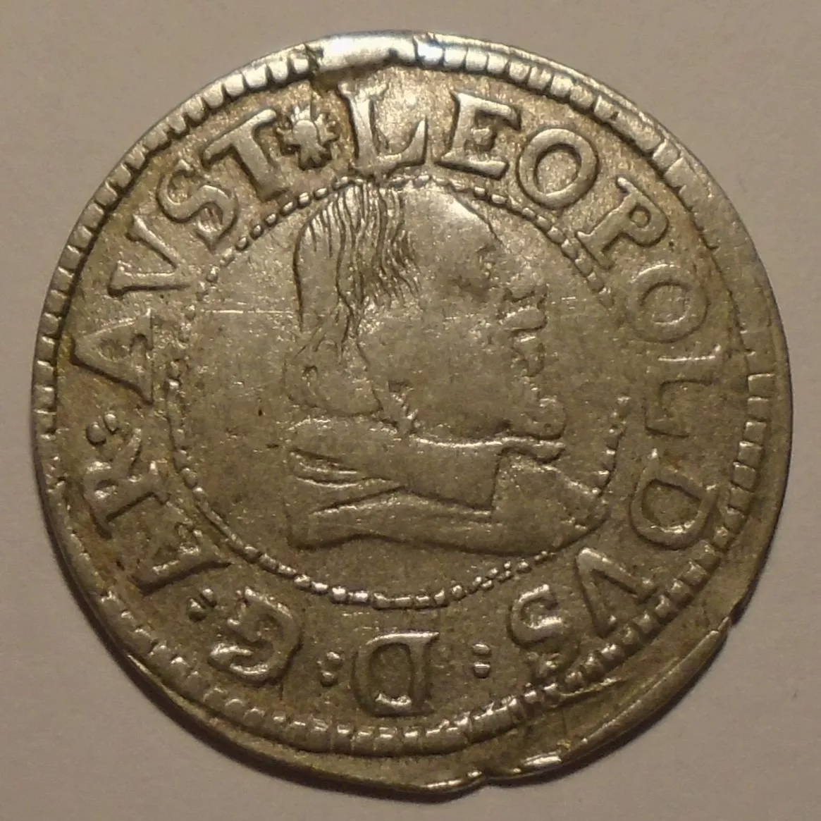 Tyroly 3 Krejcar 1619-25 arciv. Leopold