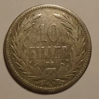 Uhry 10 Fillér 1892 KB