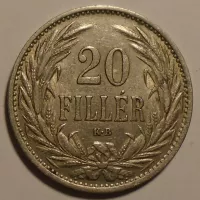 Uhry 20 Fillér 1914 KB