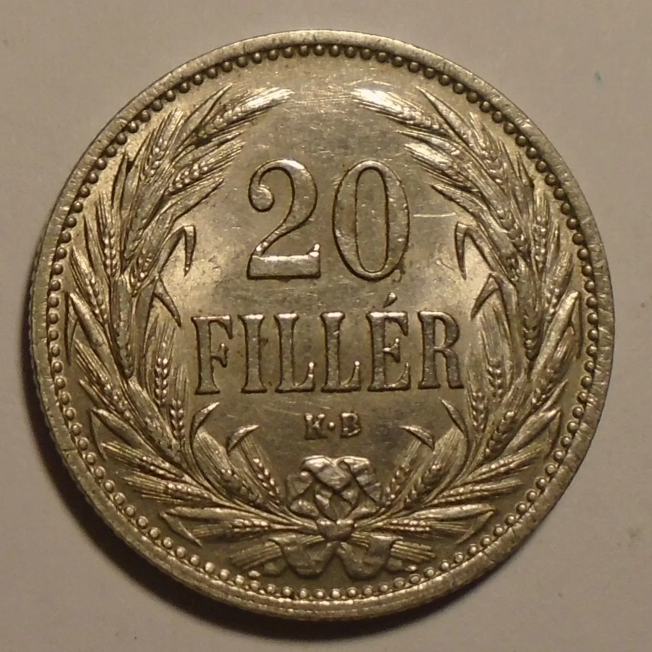 Uhry 20 Fillér 1914 KB