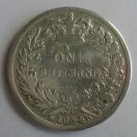 V. Británie 1 Schilling 1847 Viktorie